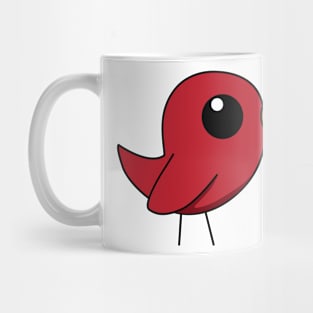 Red Bird Mug